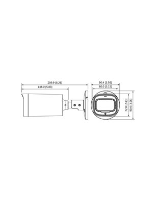 HAC-HFW1200R-Z-IRE6-A-2712 Kamera analog HD 2Mpx 2.7mm-12mm