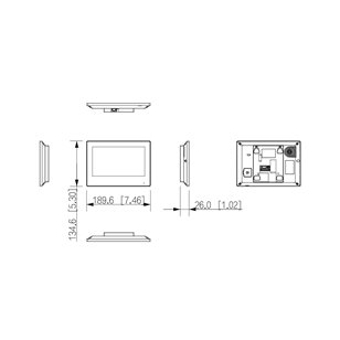 IP KIT KTP03 Zestaw wideodomofonowy IP wewnętrzny monitor oraz stacja Villa